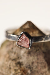 Eternal Blush - Sterling Silver Ring with Pink Tourmaline - Size 6 1/2 US - NO/04