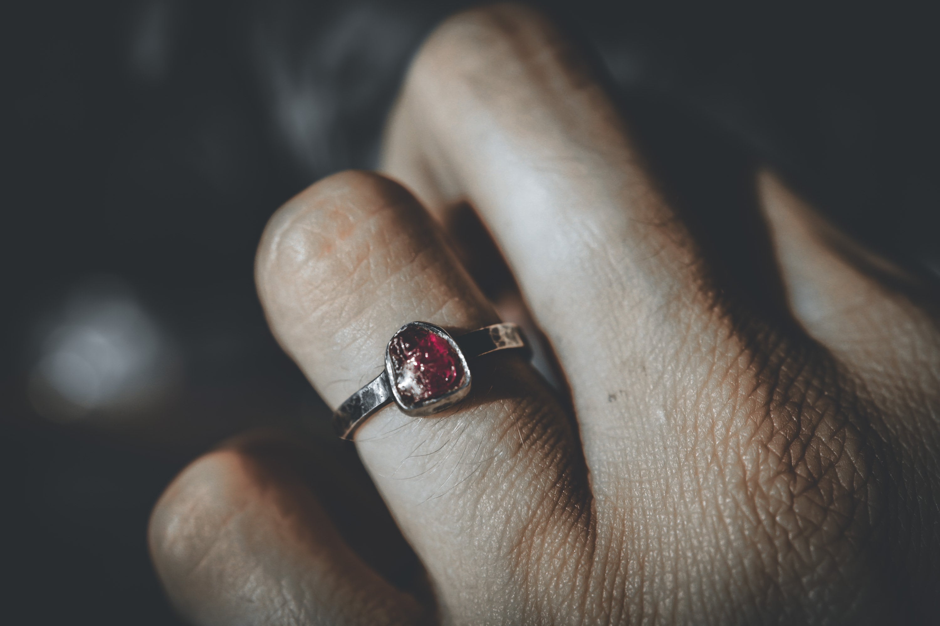 Eternal Blush - Sterling Silver Ring with Pink Tourmaline - Size 5 US - NO/10