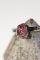 Eternal Blush - Sterling Silver Ring with Pink Tourmaline - Size 5 US - NO/10