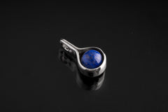 Lapis Lazuli Orbit Pendant, Sterling Silver, Third Eye Chakra, Sagittarius Zodiac, Intuition and Wisdom, Unique Gift