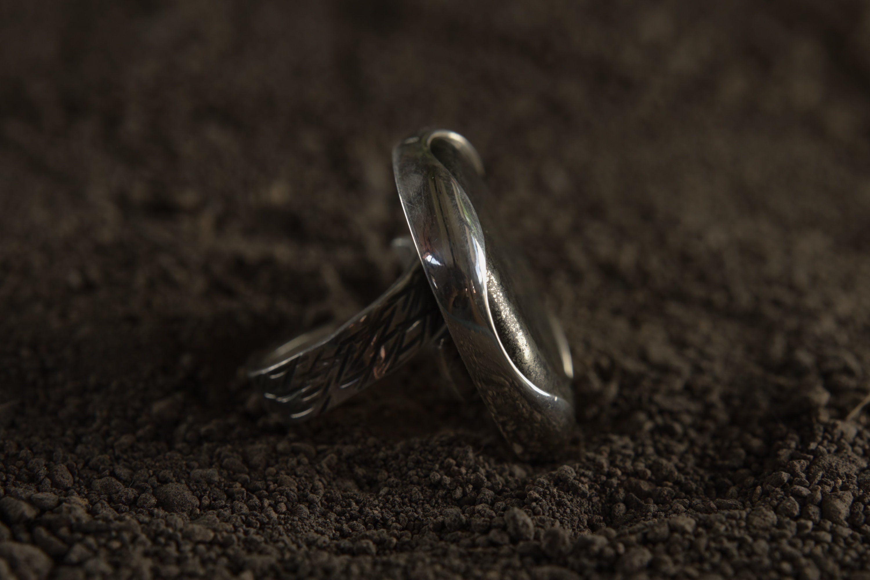 A Sturdy Embrace of Resilient Radiance: Adjustable Sterling Silver Ring with Pyrite - Unisex - Size 5-12 US