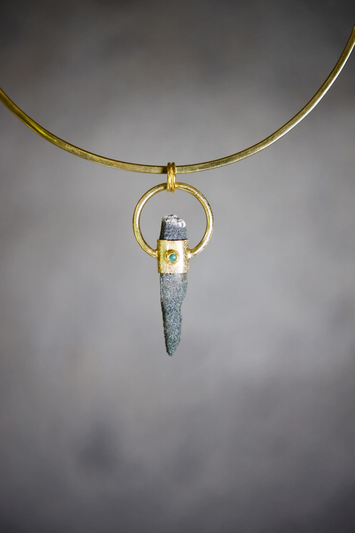 Himalayan Chlorite Quartz & Emerald Pendant, Sterling Silver Textured, 18K Gold Plated, Virgo Zodiac, Heart Chakra Jewelry, Unique Gift