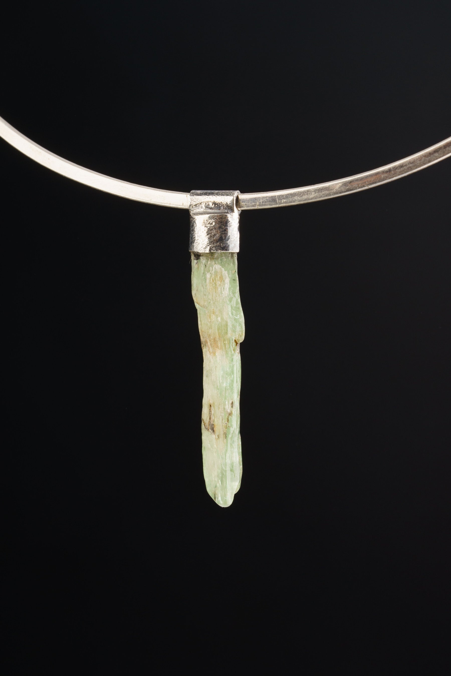 Green on sale kyanite necklace